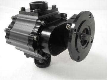 22082R Fuel Pump - Waterman Lil Bertha 35.25 GPM, Billet Dual Gear Reverse - Belt Drive